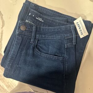 Women’s Old Navy Dark Blue Highwaisted Straight Leg Jean